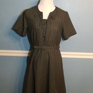 Vintage plaid dress